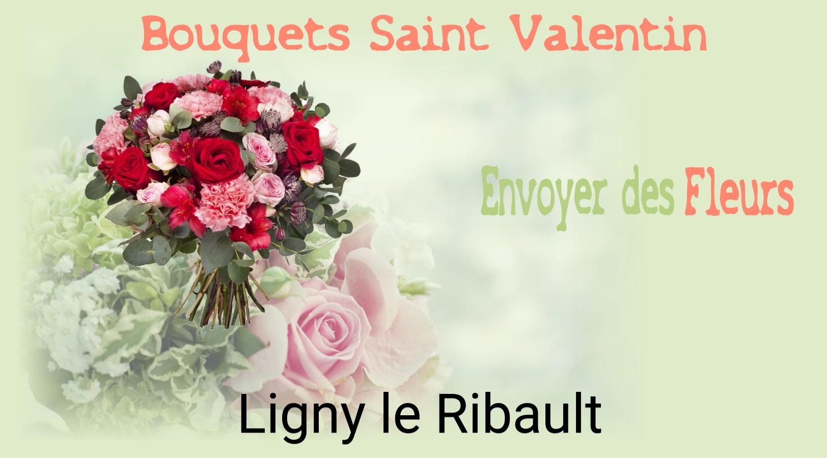 Roses de Saint-Valentin livrées à Ligny-le-Ribault